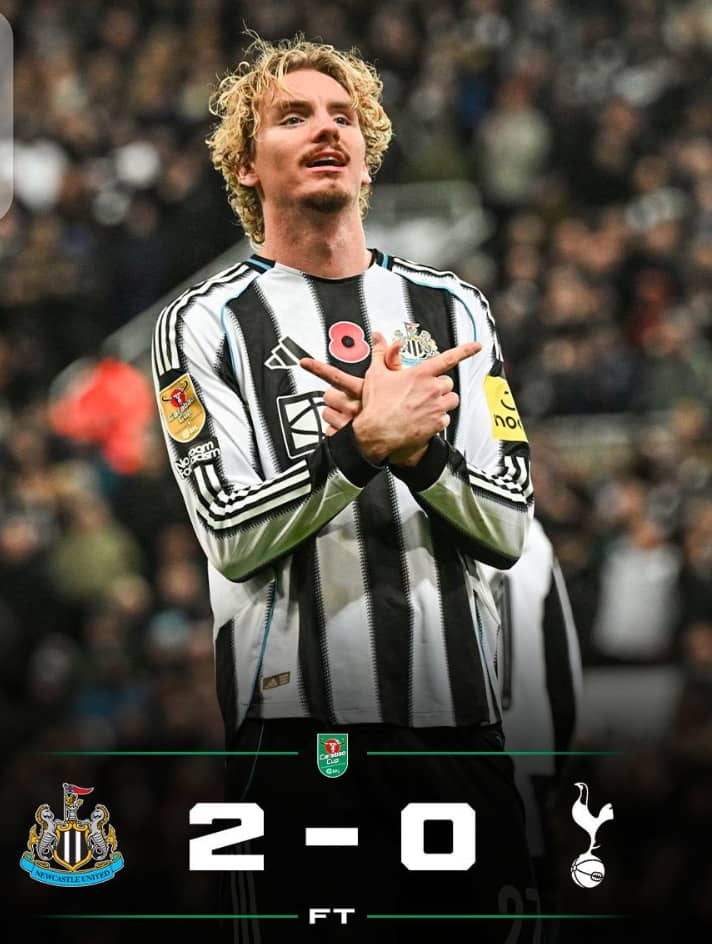 Newcastle 2-0 Tottenham: Holders March On In Carabao Cup
